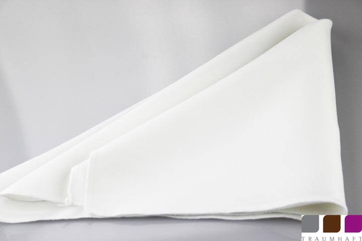 stoffservietten mieten weiß